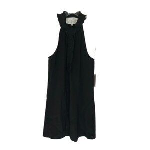 NWT Rory Beca Womens Size Small 100% Silk Sleeveless High-Neck Mini Shift Dress